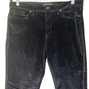 Banana Republic skinny velvet pants